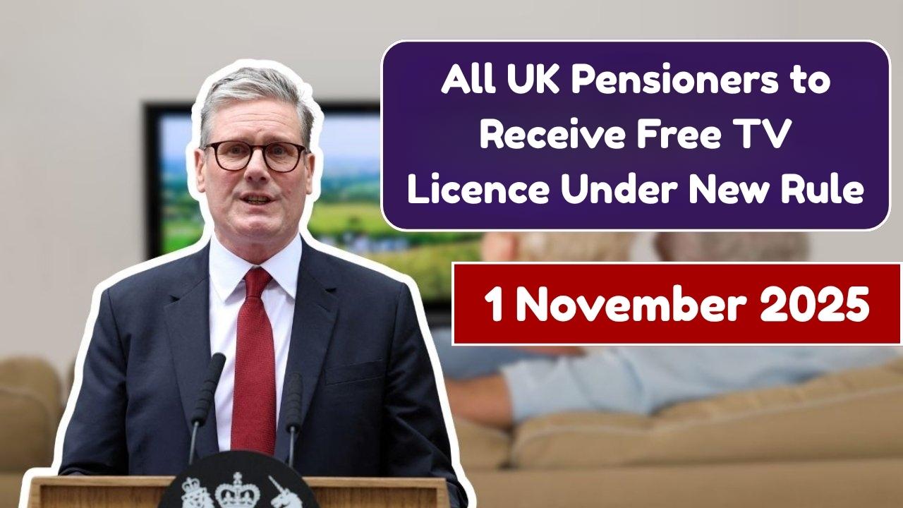Big Relief for Retirees All UK Pensioners to Receive Free TV Licence Under New Rule