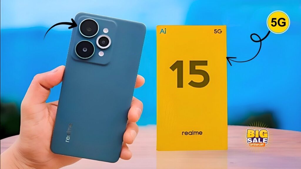Realme 15T 5G Launched Huge 7000mAh Battery 50MP Selfie Camera and 90W Fast Charging for Power Users